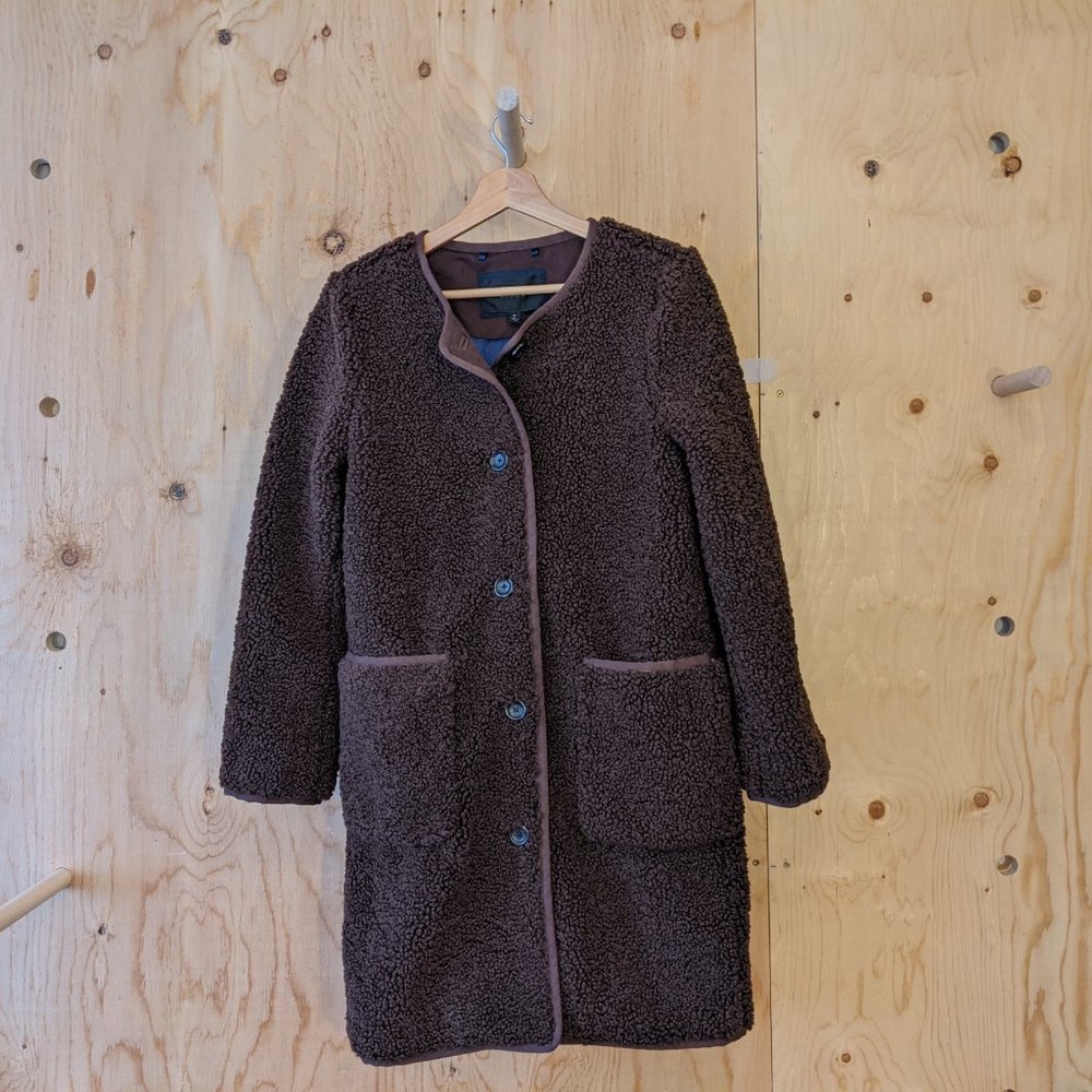J. Crew Teddy Cocoon Coat (gender neutral)